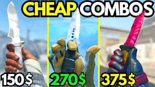 BEST Budget KNIFE & GLOVE COMBOS in CS2! (CHEAP KNIFE + GLOVES COMBO Under 400$)