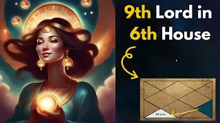 9TH LORD of Luck & Fortune in 6TH HOUSE of a Birth Chart in Vedic Astrology | Soma Vedic Astrology