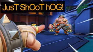 "JusT ShOoT hOG!" player gets DESTROYED | Overwatch 2