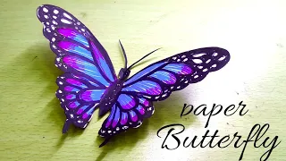 How to make paper Butterfly/Beautiful Butterfly 🦋🦋#art #how #butterfly #artandcraft #youtubevideo