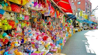 [4K SEOUL] To buy the cheapest stationery and toys Amazing market in Dongdaemun. SEOUL KOREA WALK