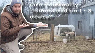 Can You Homestead On 1- 3 Acres??