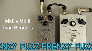 FUZZ FRENZY pt2: Tone Bender MkII v MkIII