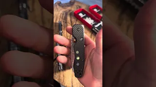 The 3 OK Knives versions of the Smock Variations vs an authentic Spyderco Smock