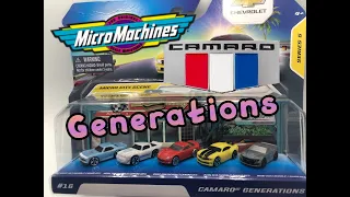 Camaro Generations 2021 Micro Machines Series 5 World Pack! Unboxing & Review!