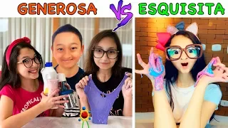 TIPOS DE CRIANÇAS FAZENDO SLIME #8 GENEROSA VS ESQUISITA | Luluca