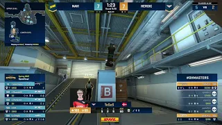 s1mple 3k with knife on  cadiaN @nuke against Heroic | DreamHack Masters Spring 2021