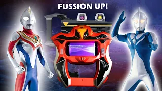 Ultraman Dyna + Ultraman Cosmos = Ultraman Geed Mighty Trekker (Fusion Up)