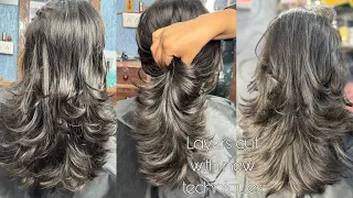 Butterfly full layers haircut step by step in Hindi | Ghar पर ही सीखे Advanced hair cutting करना