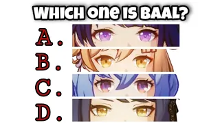Genshin Impact Quiz (Picture Edition) | How well do you know the Characters? (Easy-Hard)