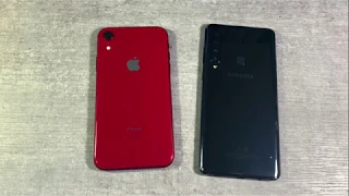 iPhone XR vs Samsung Galaxy A9 2018