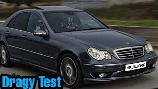 (Dragy Test) Acceleration W203 Mercedes 231 Hp C280 3.0L V6 M272 Engine 7G Tronic