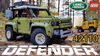 Land Rover Defender LEGO Technic 42110. Detailed review. Another wheels fitment and many other