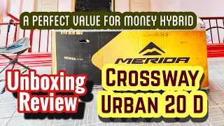Merida Crossway Urban 20D Unboxing and Review | Cycle Review Malayalam | Best Value for Money Hybrid