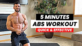 QUICK 5 MIN ABS WORKOUT FOR MEN