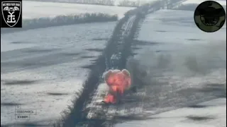 Уничтожение военной техники ВС РФ в Донецкой области бойцами подразделения К2 54 ОМБр ВСУ.