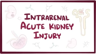 Intrarenal acute kidney injury (acute renal failure) - causes, symptoms & pathology