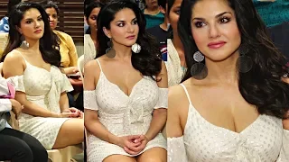 Sunny Leone Stunning Looks In Short Dress At Recent Public Event