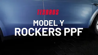 Tesla Model Y DIY PPF Rockers Installation Guide - TESBROS