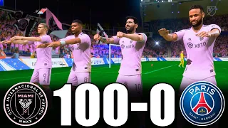 FIFA 23 | RONALDO, MESSI, MBAPPE, NEYMAR, ALL STARS | Inter Miami 100-0 PSG | PS5 4K 60FPS