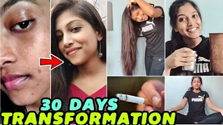 Transform Skin , Body & Hair in 30 Days 😍(Diet plan ) My 10 Habits for Complete Glow up