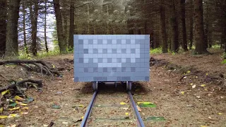 REAL Minecraft Minecart on rails! (Pt. 1)