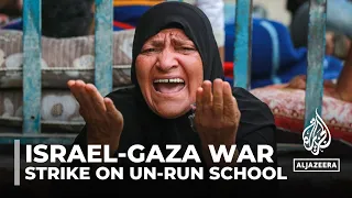 Israel attacks UN-run school in central Gaza, killing at least 40