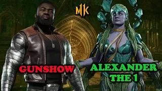 TRYING THE NEW JAX VARIATION! - GunShow vs Alexander the 1 (Mortal Kombat 11 NEW PATCH)