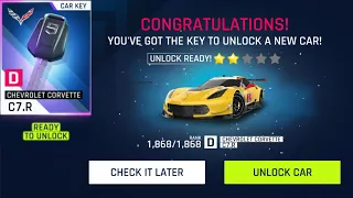 Asphalt 9, Unlock Chevrolet Corvette C7.R And Claiming Grand Prix Rewards 😍😁