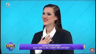 Bravo, ai stil! - Luiza a cucerit juriul! Fericire maxima! ,,Un look foarte bine conturat!"