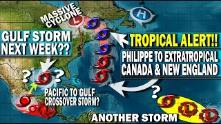 Philippe Grow to Massive Extratropical Cyclone Impact New England, SE Canada, Gulf Storm Next Week?