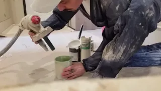 Как разводить краску на водной основе.