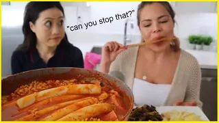 most awkward mukbang collab moments