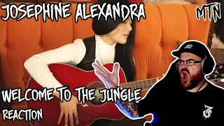 JOSEPHINE ALEXANDRA - WELCOME TO THE JUNGLE (FINGERSTYLE COVER) - REACTION - INDONESIAN MAGIC!