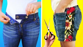 Transforme sua Calça Jeans em Peças Incríveis - Ideias de Customização de Roupas DIY