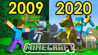 Evolution of Minecraft 2009 2020