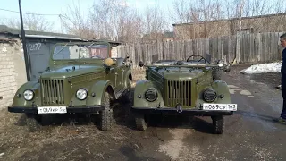 Первый выезд ГАЗ-69 после реставрации Часть 1 gaz 69