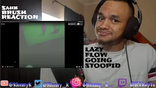 *LAZY FLOWS * goes stupid || Sahb BURSH || REACTION