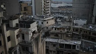 Бейрут: снятые беспилотником кадры разрушений