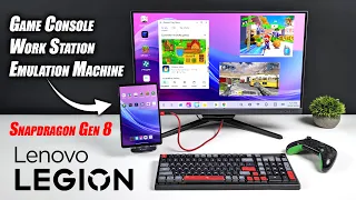 The New 2023 Lenovo Legion Y700 Tablet Is Also A Gaming PC EMU Machine! Desktop Mode