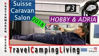 #3 Suisse Caravan Salon, HOBBY VANTANA ONTOUR K60 FT, ADRIA TWIN Supreme 640SLB, TWIN Supreme 640SGX