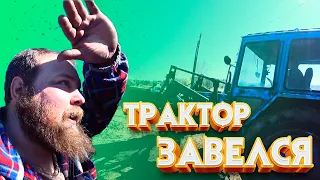 Пельмень завел трактор после ремонта/Dumpling started up a tractor after repair