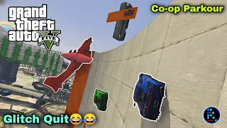 [Hindi] GTA V | Amazing Co-Op Parkour Gone Wrong But It Was Fun