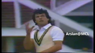 Imran Khan Ball By Ball Bowling Spell. Leeds 1982