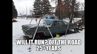 Will It Run? 1966 Chevy Impala Off The Road 25+ Years