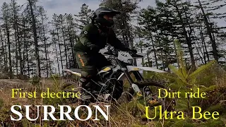 Surron Ultra Bee - Our first dirt ride( @ Tom'sBrowns) endurance track