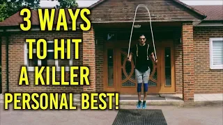 HOW TO HIT BEAST MODE WITH A JUMP ROPE! MY RECORD ATTEMPT WITH THE LEGACY ROPE!