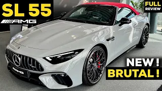 2023 MERCEDES SL 55 AMG NEW FULL In-Depth Review BRUTAL Sound V8 Exterior Interior MBUX Price