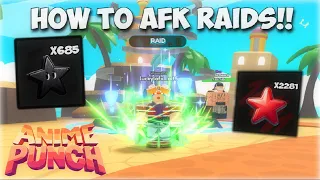 How To AFK Raids In anime Punch Simulator!