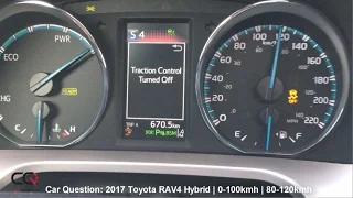 2017 Toyota Rav4 Hybrid | 0-60mph / 0-100kmh Accélération Test | The MOST complete review: Part 7/8